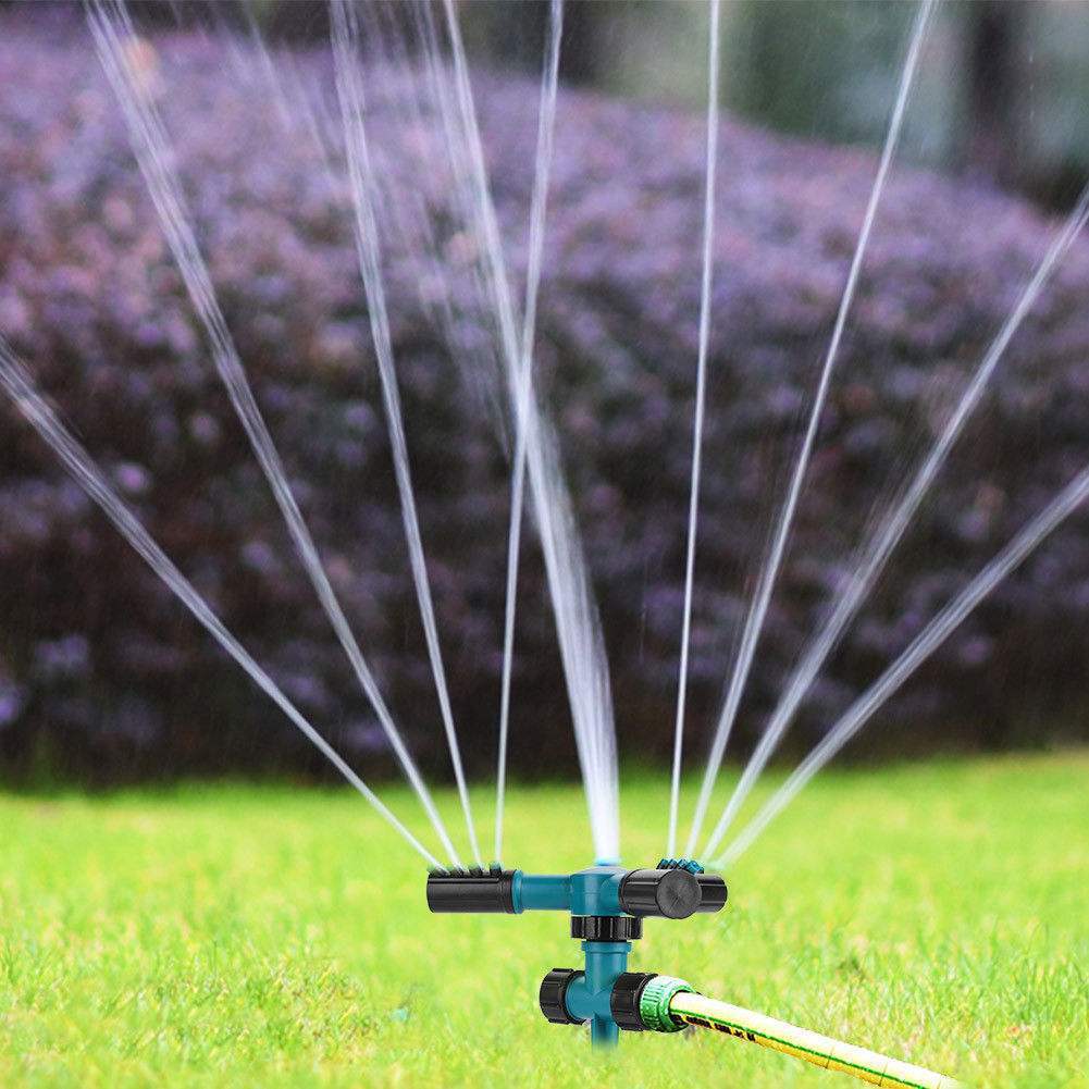 360 Automatic Rotating Sprinkler Irrigation Garden Lawn Courtyard Household Garden Water Adjustable Sprinkler Irrigate Tools - Gardening Land