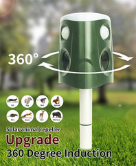 360 Degrees Outdoor Solar Pest Repeller - Gardening Land
