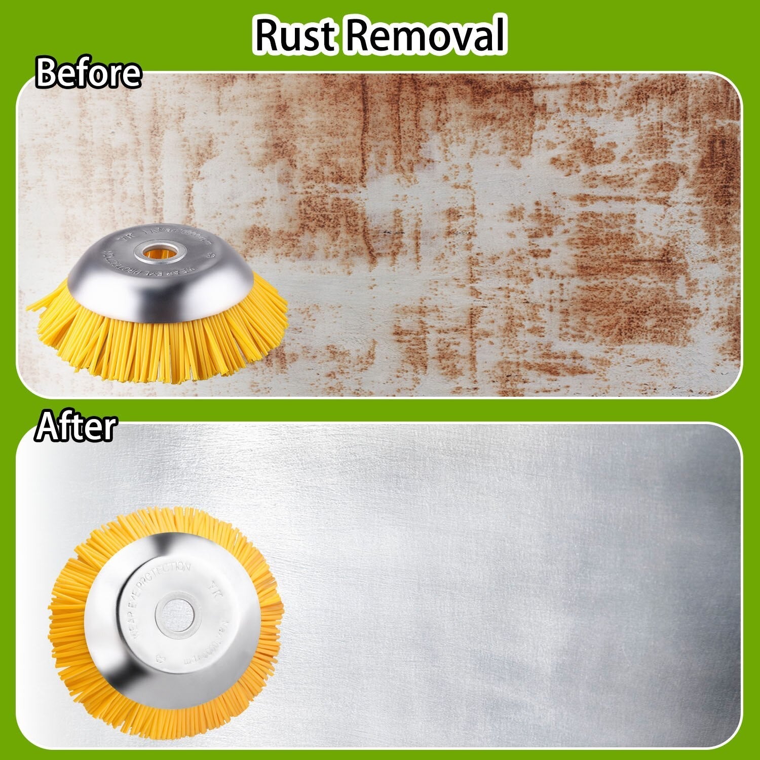 5pcs/set 8inch Nylon Wire Wheel Grass Trimmer Lawnmower Brush Cutter Head with Install Tool for Garden Backyard Lawn Sidewalk - Gardening Land