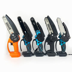 6 - inch Lithium Chainsaw Wood Cutting Saw Household Rechargeable Mini - Gardening Land