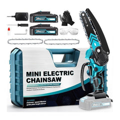 6 - inch Lithium Chainsaw Wood Cutting Saw Household Rechargeable Mini - Gardening Land