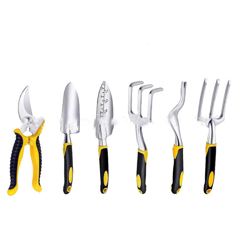 Aluminum Alloy Garden Shovel Outdoor Tools 8 - piece Set - Gardening Land
