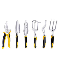 Aluminum Alloy Garden Shovel Outdoor Tools 8 - piece Set - Gardening Land