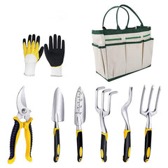 Aluminum Alloy Garden Shovel Outdoor Tools 8 - piece Set - Gardening Land