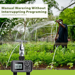 Automatic Irrigation Timer Large Screen Dual - channel Intelligent Watering Controller - Gardening Land