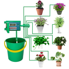 Automatic Micro Home Drip Irrigation Watering Kits System Sprinkler with Smart Controller for Garden - Gardening Land