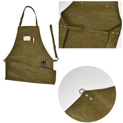 Barber Baking Coffee Shop Gardening Thickened Canvas Apron - Gardening Land