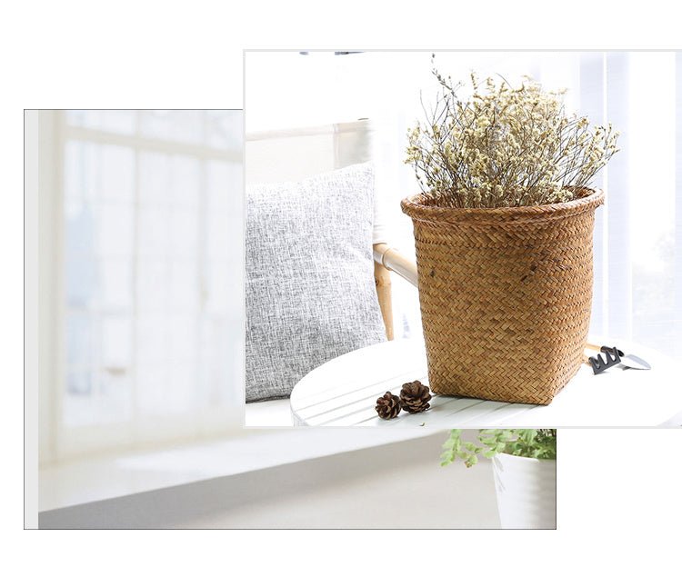 Caches - pots en rotin basiques - Gardening Land