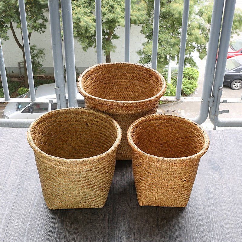 Caches - pots en rotin basiques - Gardening Land