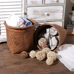 Caches - pots en rotin basiques - Gardening Land