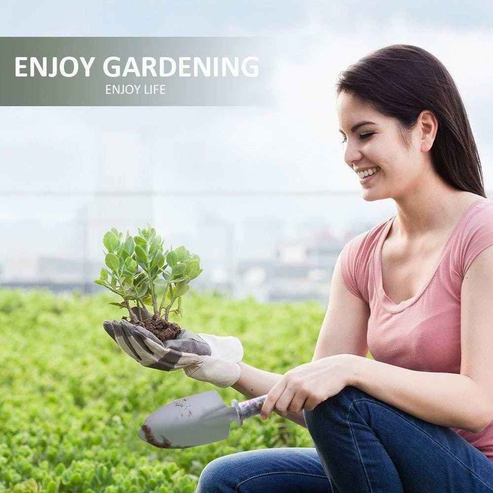 Camouflage Garden Tool Set Grafting Pruning Shovel Rake Stainless Steel Scissor Pruning Shears Spray Bottle Garden Tools Kit - Gardening Land