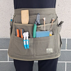 Canvas Multi Pocket Apron For Storage And Gardening - Gardening Land