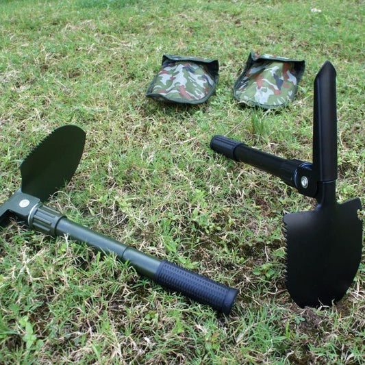 Car Portable Fishing Multifunctional Folding Gardening Shovel - Gardening Land