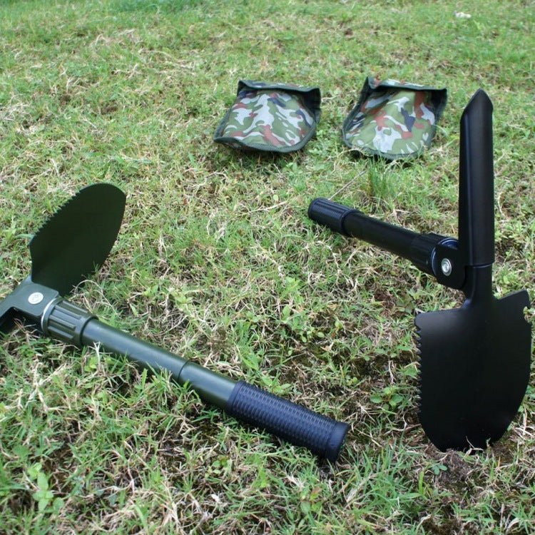 Car Portable Fishing Multifunctional Folding Gardening Shovel - Gardening Land