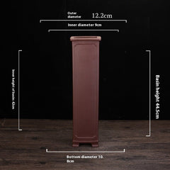 Ceramic Zisha Orchid Pots Indoor Elegant - Gardening Land