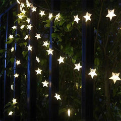 Christmas Light String Pendant Garden Courtyard - Gardening Land