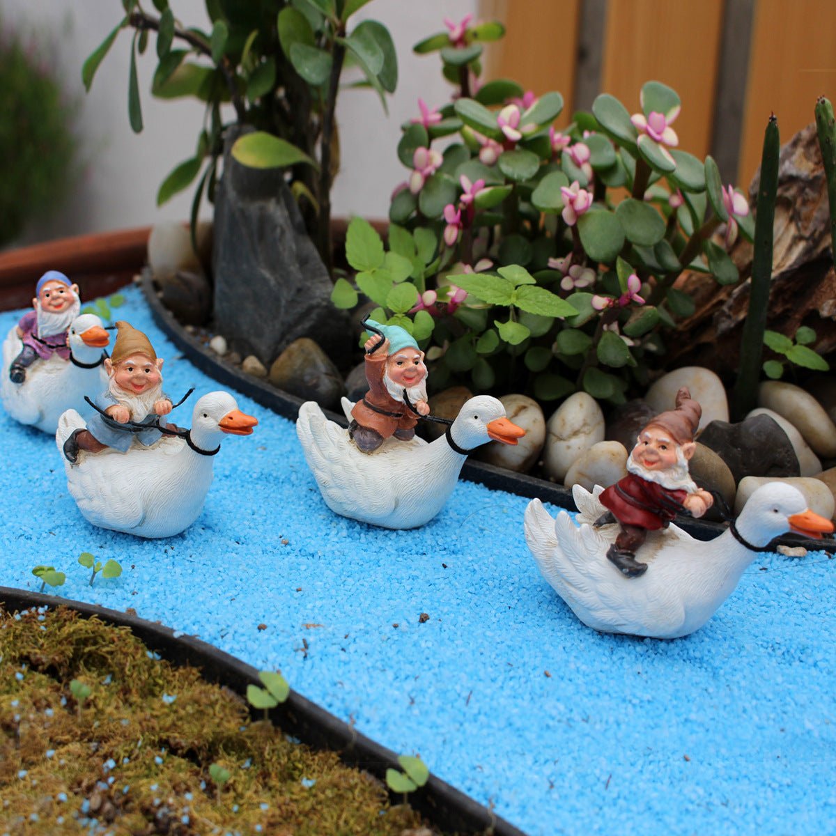 Courtyard Garden Bonsai Decoration Resin Craft Decoration - Gardening Land