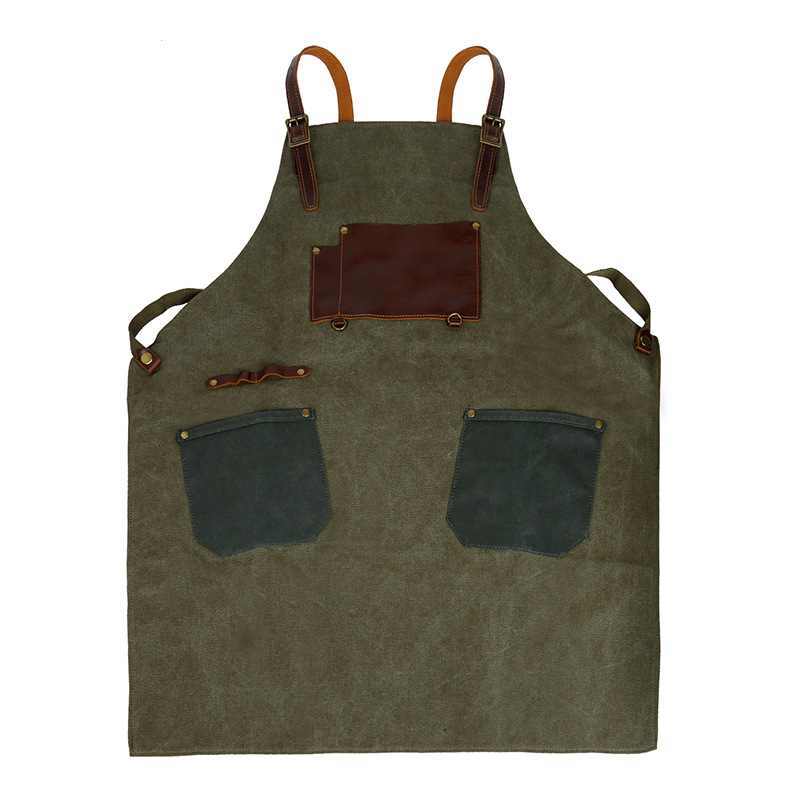 Craftsman Apron Designer Coffee Shop Canvas Apron Work Apron Bag - Gardening Land