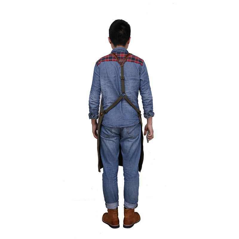 Craftsman Apron Designer Coffee Shop Canvas Apron Work Apron Bag - Gardening Land