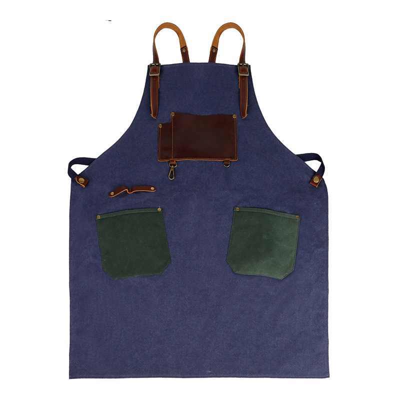 Craftsman Apron Designer Coffee Shop Canvas Apron Work Apron Bag - Gardening Land