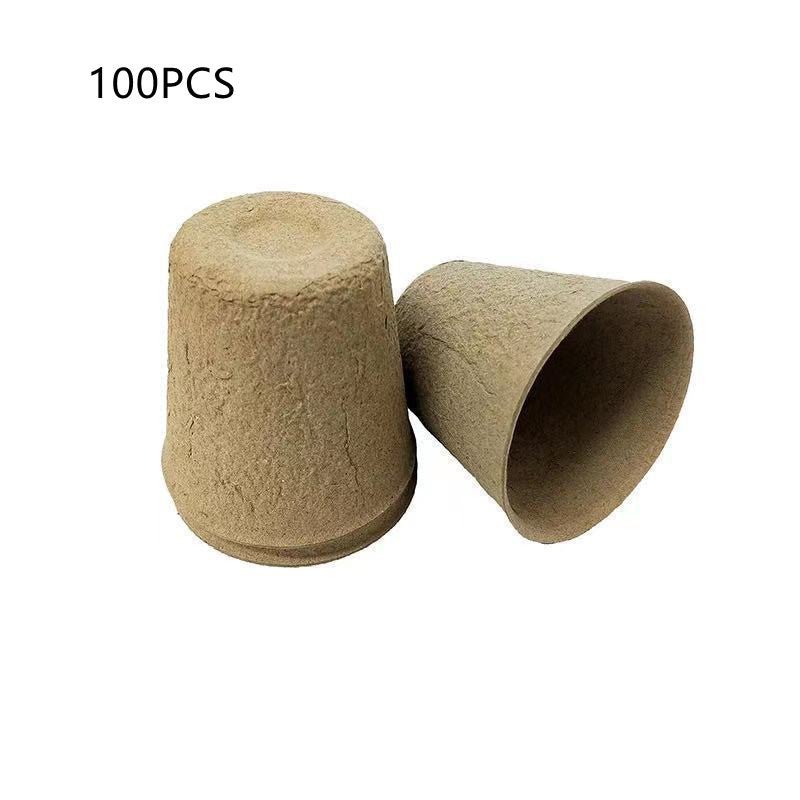 Degradable Nursery Cup Made Of Paper Pulp Flower Pot - Gardening Land
