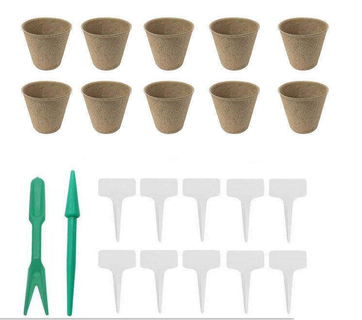 Degradable Nursery Cup Made Of Paper Pulp Flower Pot - Gardening Land