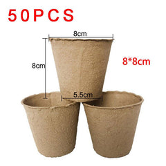 Degradable Nursery Cup Made Of Paper Pulp Flower Pot - Gardening Land