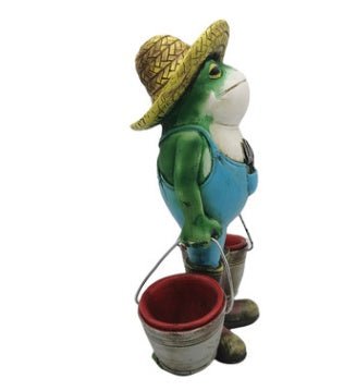 Dwarf Statue Decoration Decoration Bucket Frog Garden Decoration Resin Decoration - Gardening Land