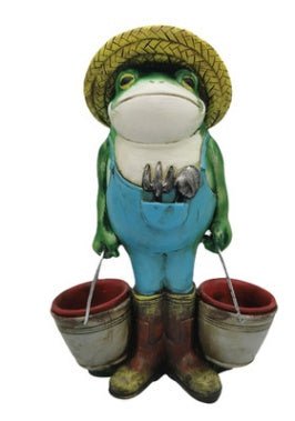 Dwarf Statue Decoration Decoration Bucket Frog Garden Decoration Resin Decoration - Gardening Land