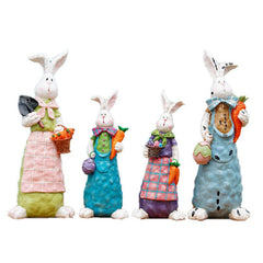 Easter Rabbit Decoration Realistic Rabbit Resin Crafts Garden Decoration Gardening Garden Decoration - Gardening Land