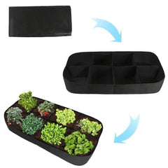 Felt Planting Bag Multi - Port Garden Flowerpot Vegetable Planting Bag - Gardening Land