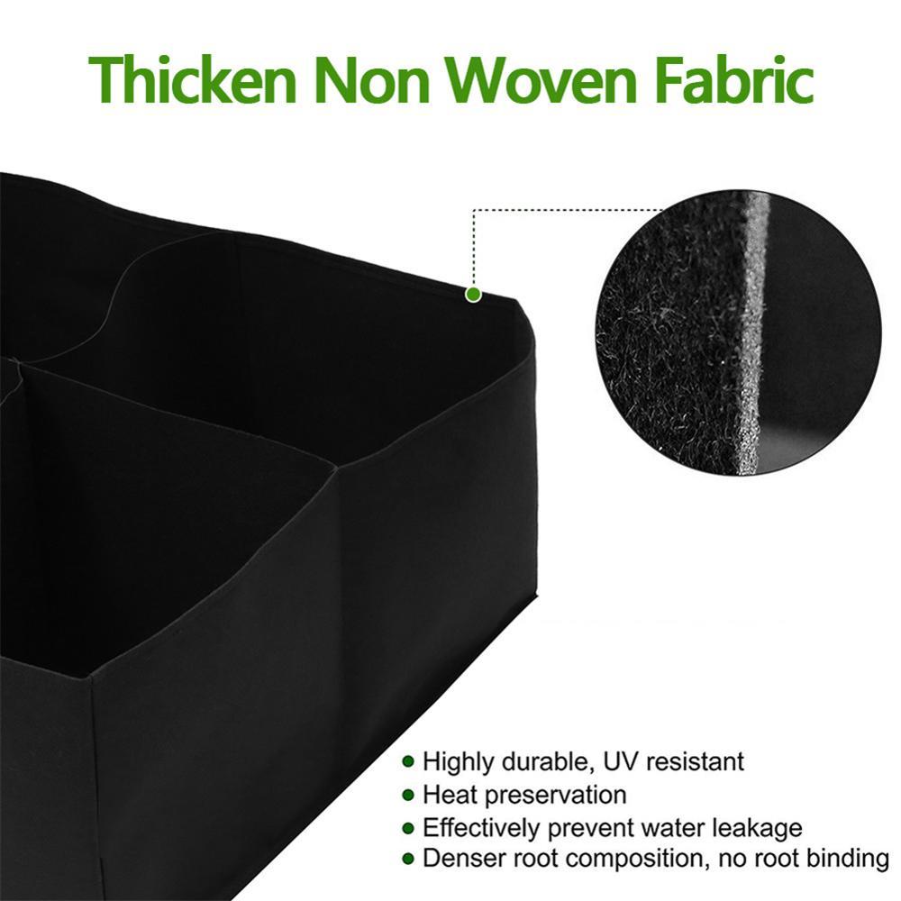 Felt Planting Bag Multi - Port Garden Flowerpot Vegetable Planting Bag - Gardening Land