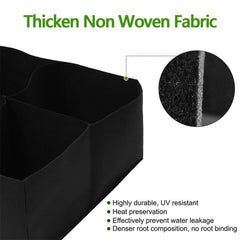 Felt Planting Bag Multi - Port Garden Flowerpot Vegetable Planting Bag - Gardening Land