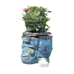 Garden Art Jeans Garden Decoration Flower Pot - Gardening Land