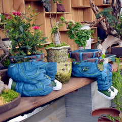 Garden Art Jeans Garden Decoration Flower Pot - Gardening Land