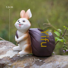 Garden Decoration Cartoon Rabbit Decoration - Gardening Land
