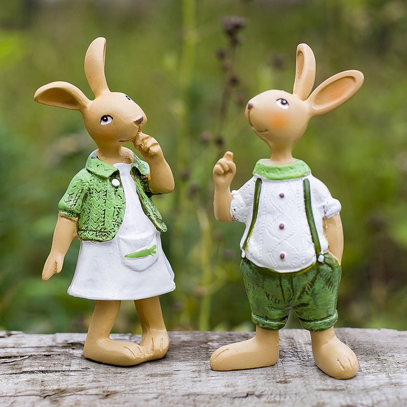 Garden Decoration Cartoon Rabbit Decoration - Gardening Land