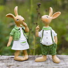 Garden Decoration Cartoon Rabbit Decoration - Gardening Land
