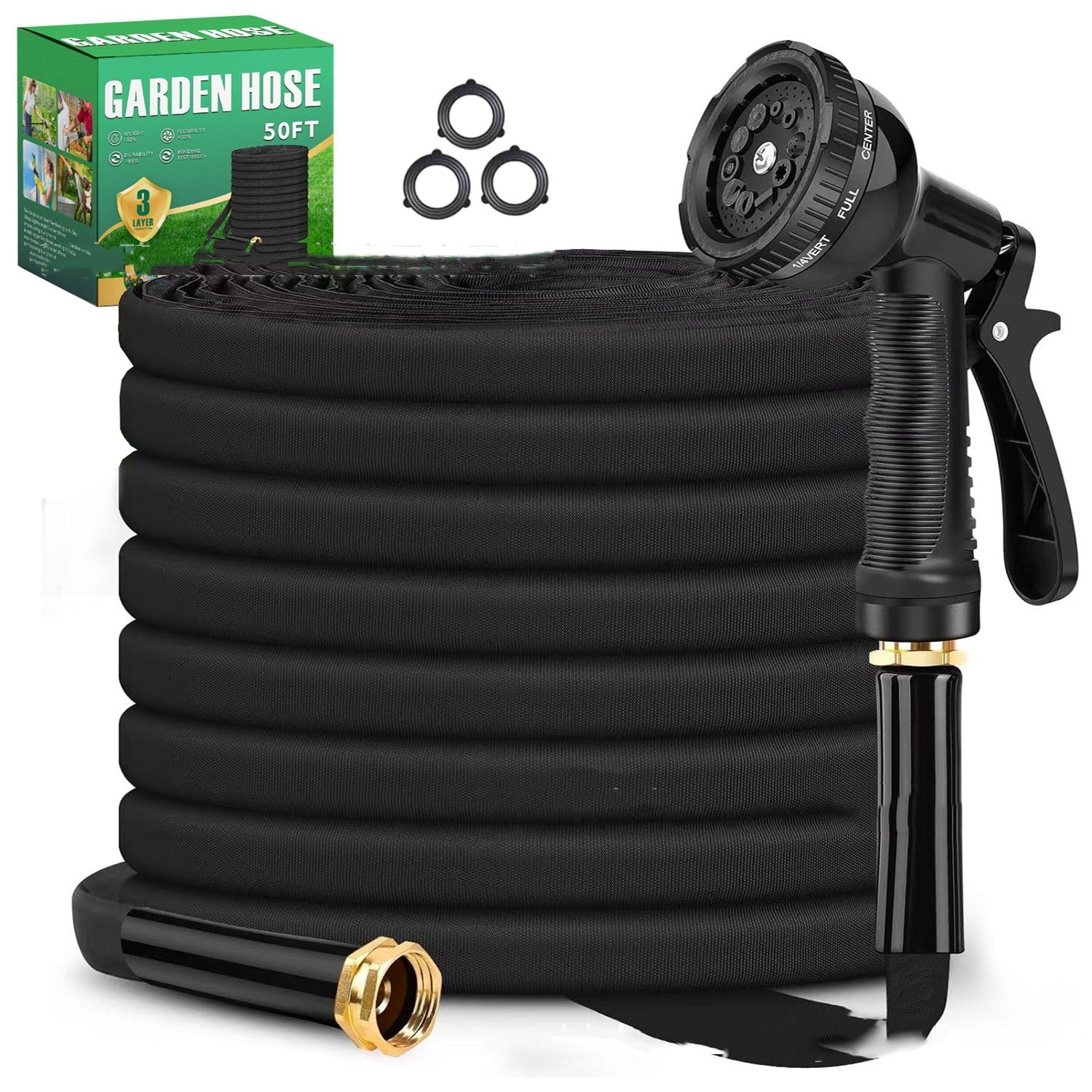 Garden Hose Garden Watering Rinse Outdoor Hose - Gardening Land