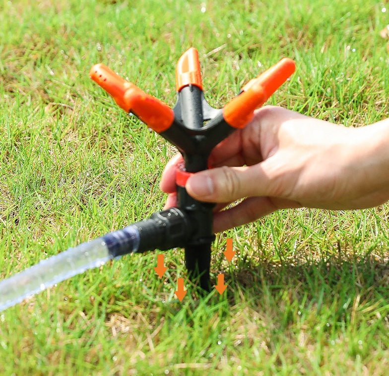 Garden Insert Sprinkler Automatic Rotating Tools - Gardening Land