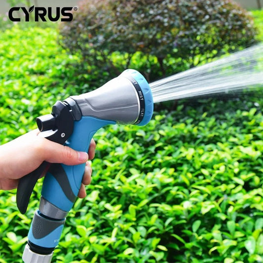 Garden Sprayer Water Spray Bottle Mist Gun Ten Modes Home Tools Accessories Aluminium Alloy Regadera Plant Watering Nozzle - Gardening Land