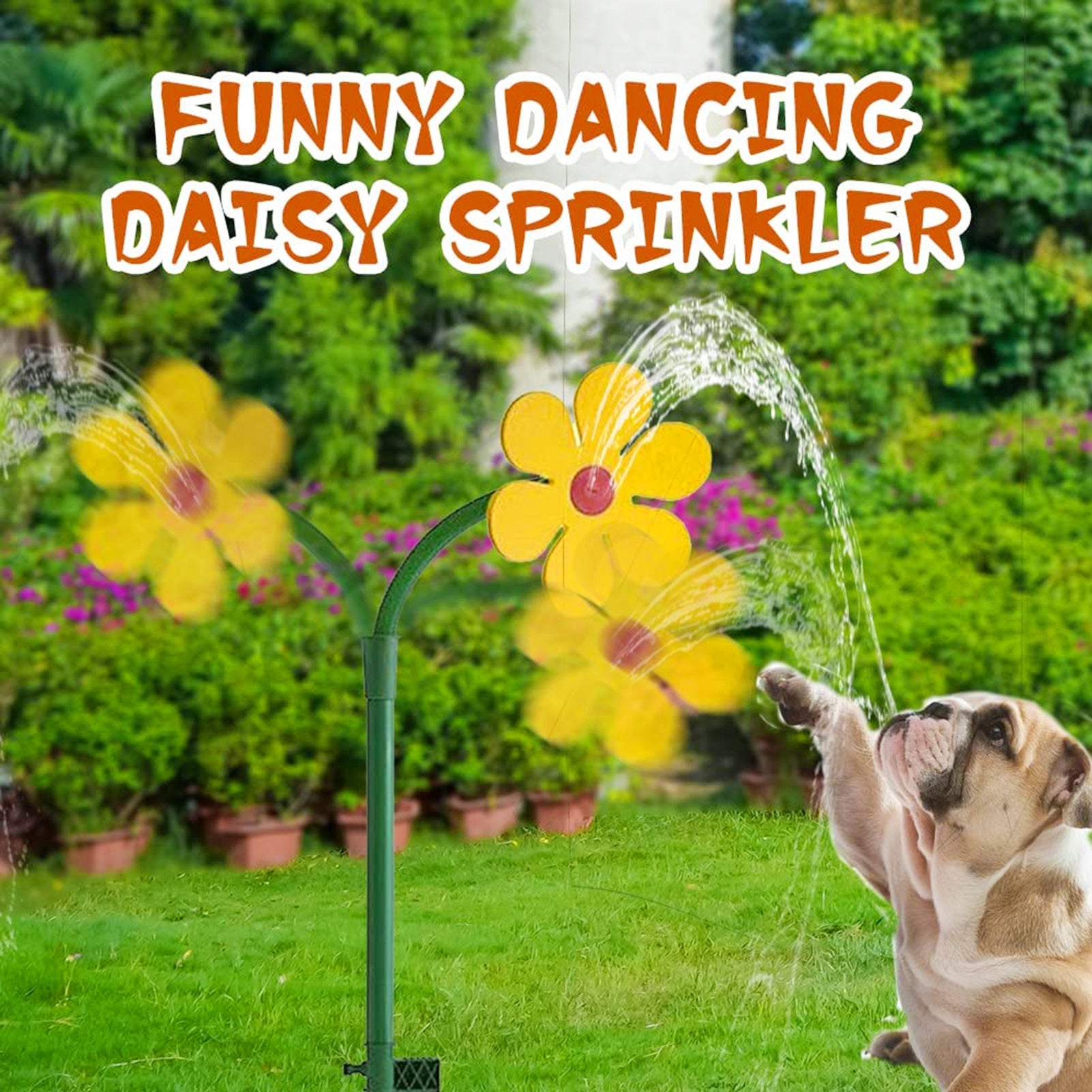 Garden Sprinkler Plastic Sprinkler Sunflower Sprinkler Garden Work Tool Adjustable Sprinklers And Garden Hoses - Gardening Land