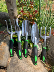 Garden Supplies 9 - piece Aluminum Alloy Set, Silicone Two - color Handle Shovel Gardening Tools - Gardening Land