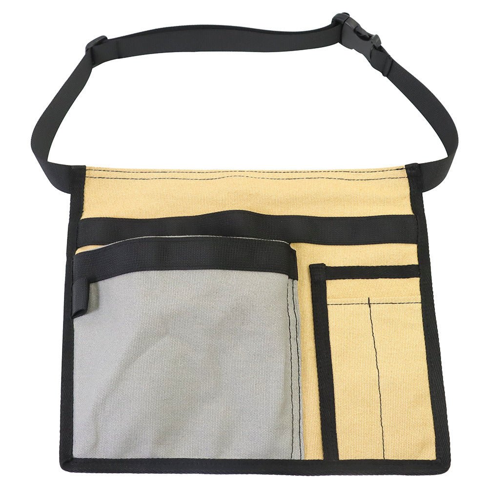Garden Trim Light Multi - Pocket Canvas Belt Bag Storage Bag - Gardening Land