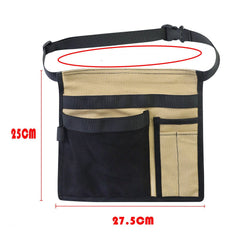 Garden Trim Light Multi - Pocket Canvas Belt Bag Storage Bag - Gardening Land