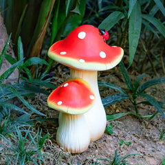 Garden Villa Garden Outdoor Resin Mushroom Decoration - Gardening Land