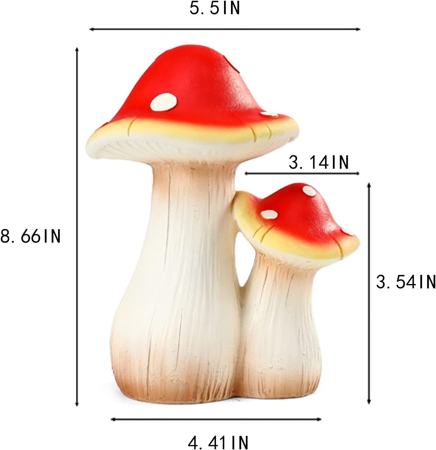 Garden Villa Garden Outdoor Resin Mushroom Decoration - Gardening Land