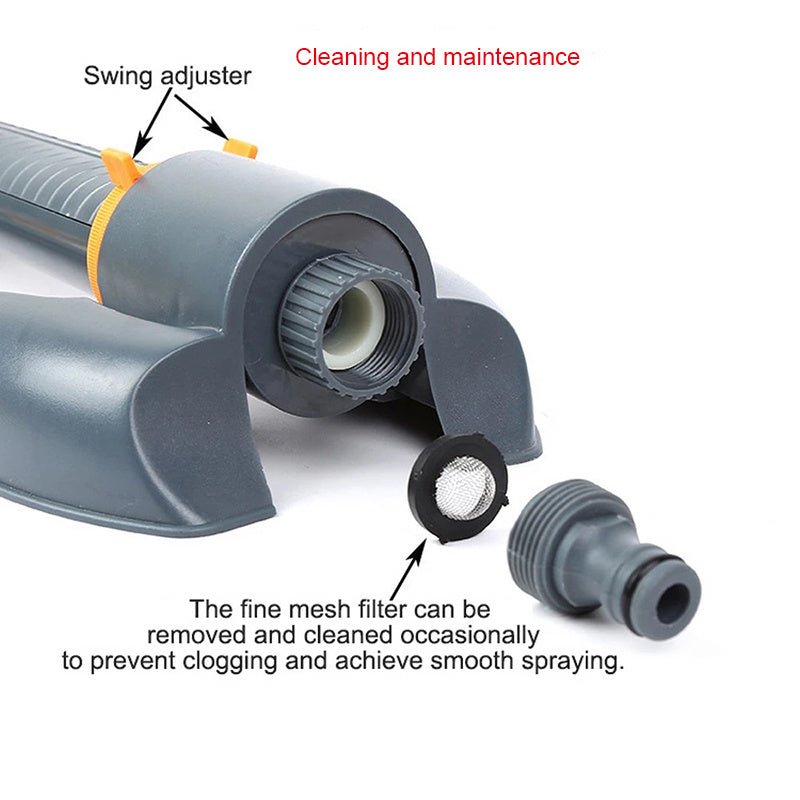 Garden Watering Swing Sprinkler For Cooling And Dustproofing - Gardening Land