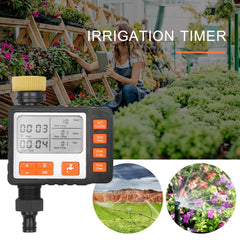 Garden Watering Timer Outdoor Automatic Electronic Watering Timer Irrigation Water Timeing Controller System - Gardening Land
