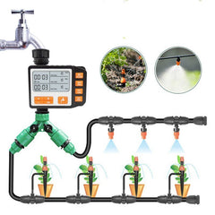 Garden Watering Timer Outdoor Automatic Electronic Watering Timer Irrigation Water Timeing Controller System - Gardening Land